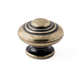 Bouton zamac bronze rond...