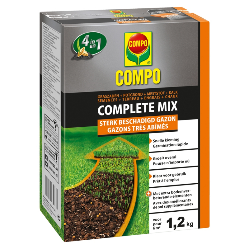 Compo complete mix 4en1 1.2kg(6m²) - Tecniba