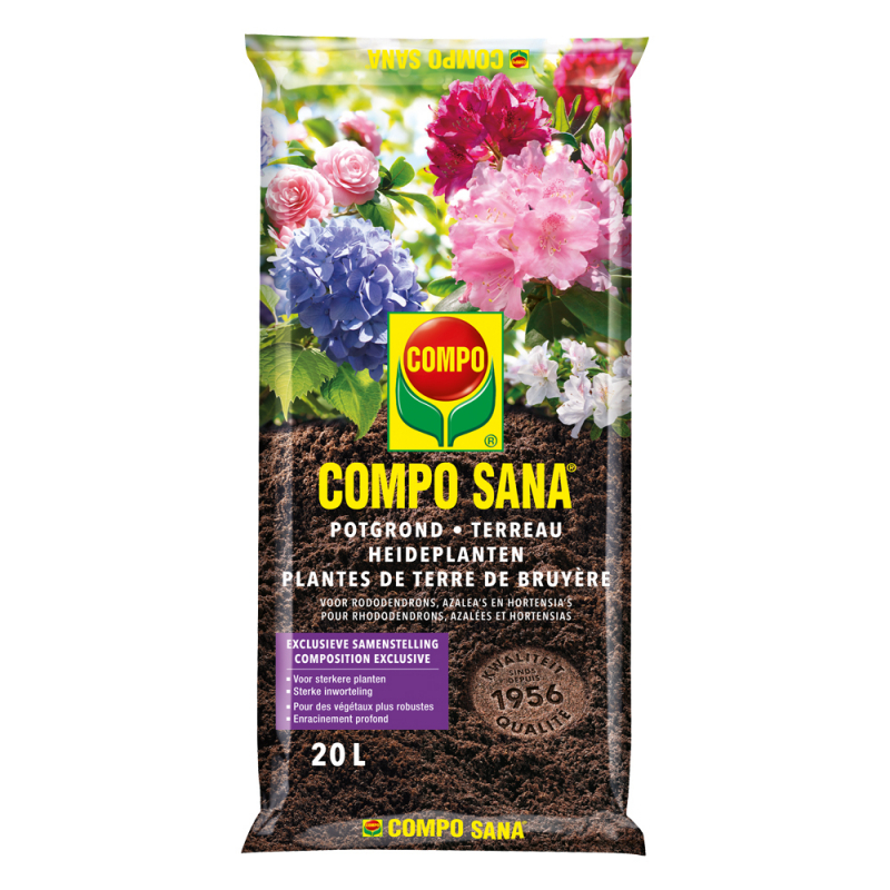 Terre D'Auguste Terre De Bruyère 6L - Terreau Premium Plantes Acidophiles - Sac Refermable