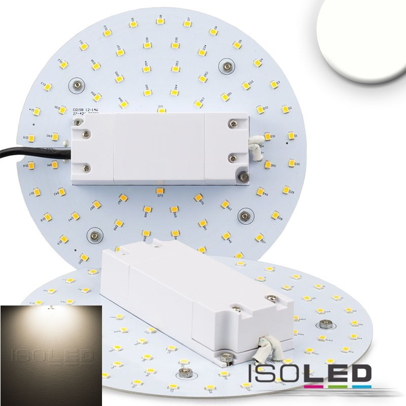 Led Mini Ld160 Platine LED 160 mm, 12W, avec aimant, 4200°K 1680lm - Tecniba