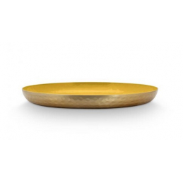 Plateau Mélaminé Maiolika - 37,5 X 17,5 Cm, Couleur Orange, Inscription Alcool, Lavable Au Lave-vaisselle