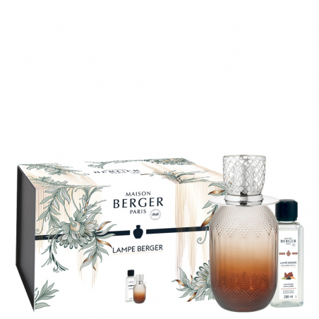 Lampe à Parfum LAMPE BERGER Modèle 5033 Or Et Rouge - Hauteur 5,7 Pouces - Neuf