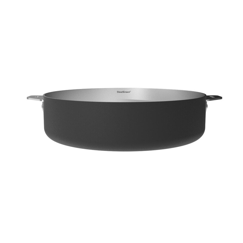 Sauteuses sans couvercle - Silverrock - pierre de lave