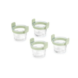 4 mini bols en verre avec...