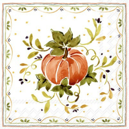 Serviettes "pumpkins whith...