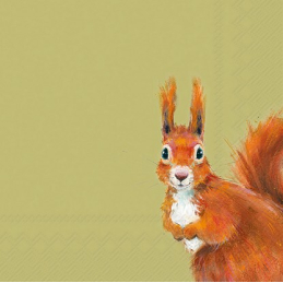 Serviettes "squirrel hazel"...