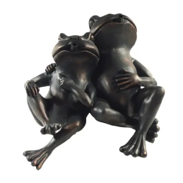 Couple de grenouille jet...