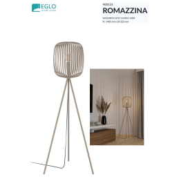 ROMAZZINA lampadaire H140cm...