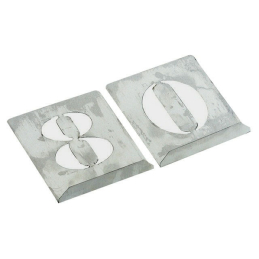 Chiffre pochoir 10pcs 30mm