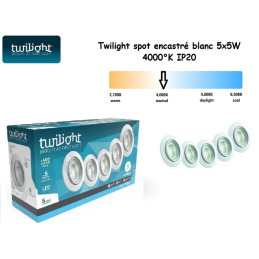 Spot enc. Twilight LED...