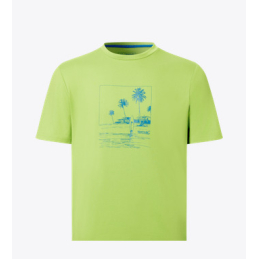 T-shirt stretch vert s plage