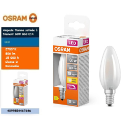 OSRAM LED flamme satinée...