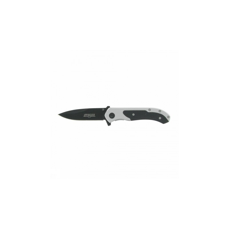 Homeij Apache Taschenmesser Schwarz – 20 Cm, Edelstahl, Titanium, Einhand-Öffnung Mit Linerlock, Mit Clip