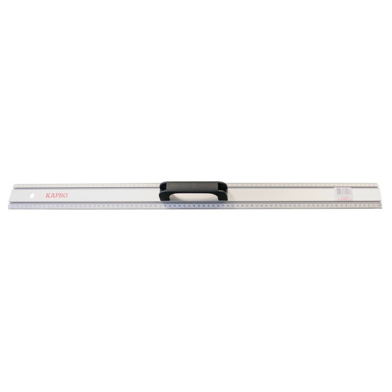 Cogex 48430 Règle Aluminium Professionnelle Avec Poignée Ergonomique + 2 Fioles - 500 Mm