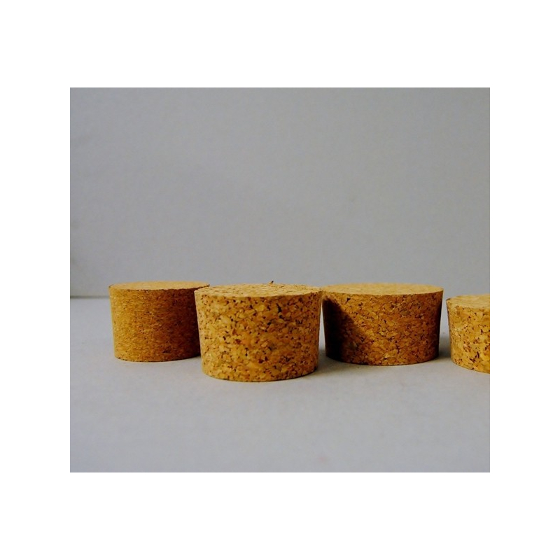 Bouchons Coniques Liège 55x50 Mm – Lot De 50 Pièces, Fabriqués En Italie – Pour Demoiselles Et Fûts