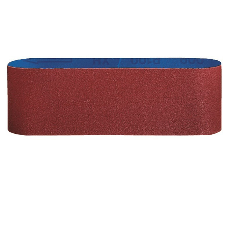 Lot De 4 Bandes Abrasives Norton Expert - Grain 8 X 454 - Pour Ponceuse à Bande - Toile Polycoton Réversible