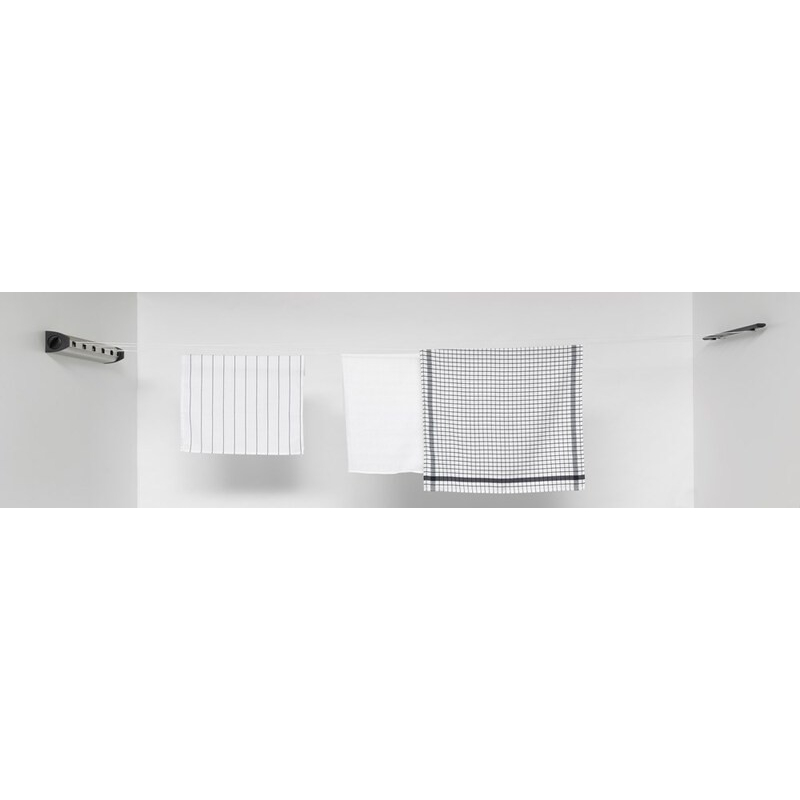 Corde à Linge Rétractable 2 Fils - Extensible Jusqu'à 5,1m - Acier Inoxydable - Support 20kg - Intérieur/Extérieur
