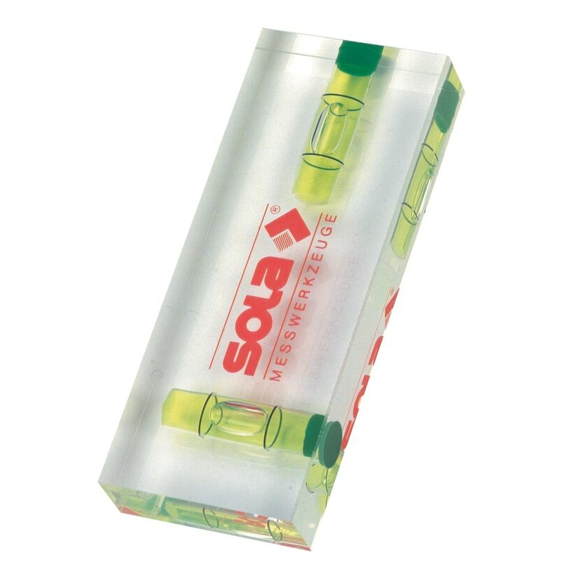 Housse Protection Niveau à Bulle 100cm Sola - Sac Rembourré Rouge Imperméable