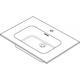 Plan lavabo 90x50cm - 1...