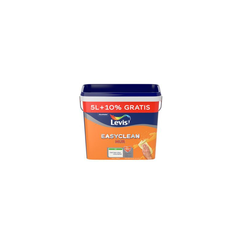 Levis easyclean mur mat creme raffine 5l+10% - Tecniba