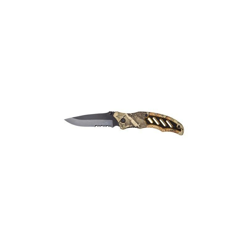 Homeij Apache Taschenmesser Schwarz – 20 Cm, Edelstahl, Titanium, Einhand-Öffnung Mit Linerlock, Mit Clip