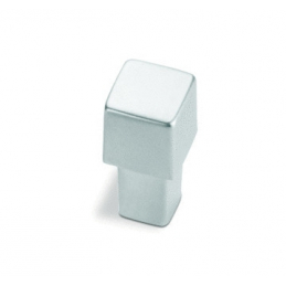 Bouton "square" 12x12 inox