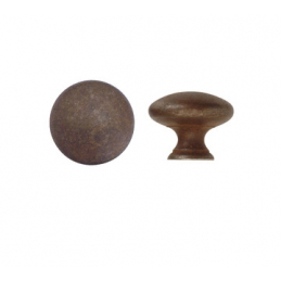 Bouton "ferro" ronde 30x24mm